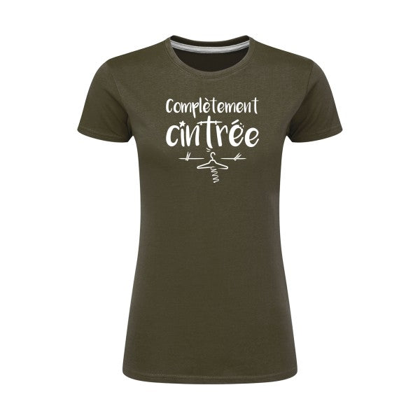 Complètement cintré  |Blanc |T shirt original femme|SG