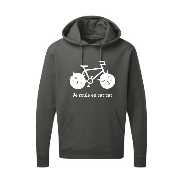 cat-cat bike Blanc SG - Hooded Sweatshirt Sweat capuche