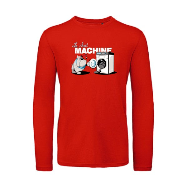 Le Chat Machine | T-shirt original LSL Fire Red 2XL