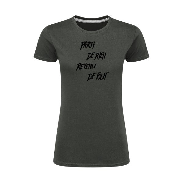 Parti de rien Noir |T shirt original femme|SG