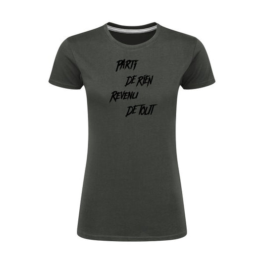 Parti de rien Noir |T shirt original femme|SG