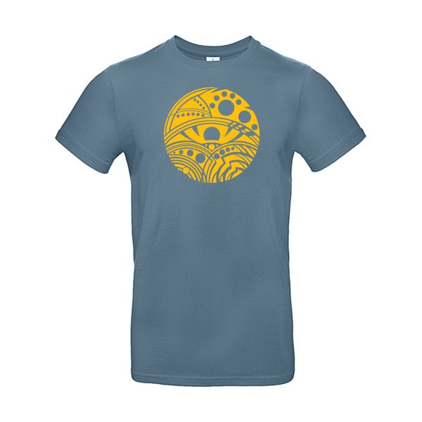 EyeFlex jaune or- T-shirt E190|Stone Blue||2XL