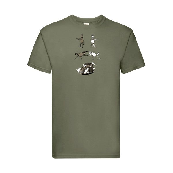 Fusion Fruit of the loom 205 g/m² T-shirt/ classic olive