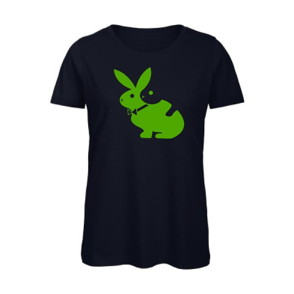 T shirt humour bio femme   femme bio|hot  Vert pomme 