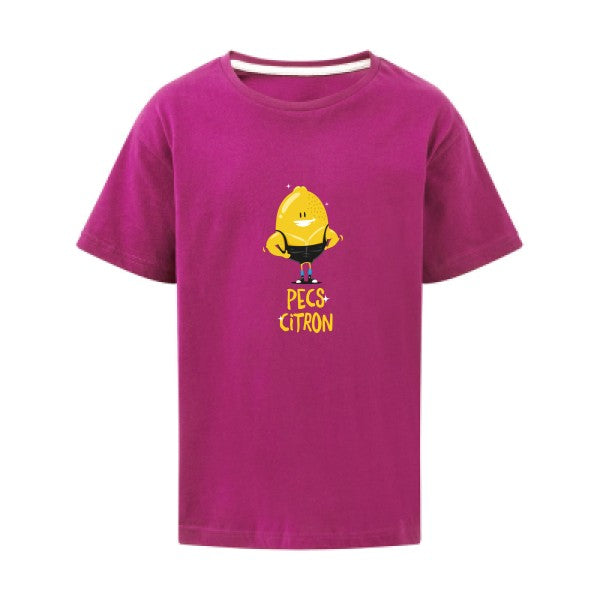 Pecs Citron SG - Kids T-shirt enfant Dark Pink Taille 152 (11-12/2XL)