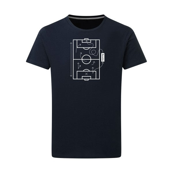 Tactique secrète Blanc -Flex Blanc sur T-shirt SG  Navy  5XL