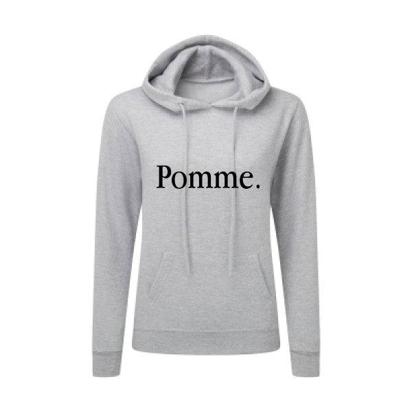 Pub Subliminale Noir |Sweat original à capuche Femme