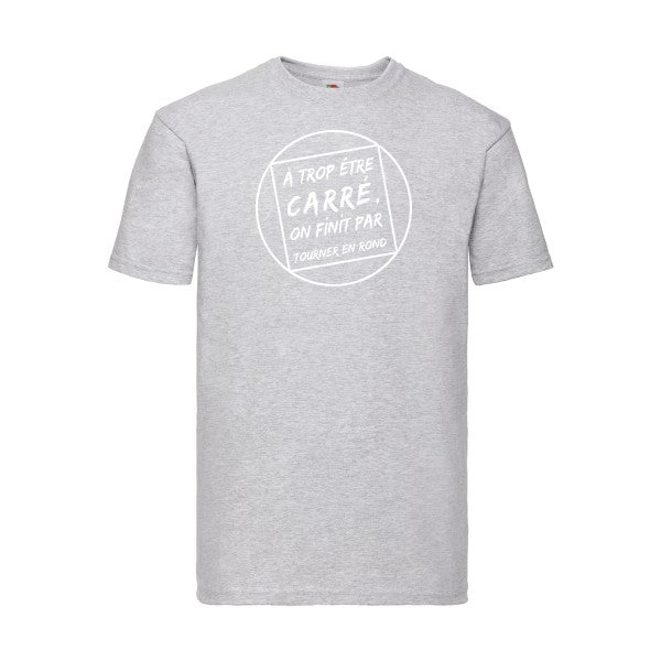 T-shirt|Cercle vicieux |Blanc |Fruit of the loom 205  G