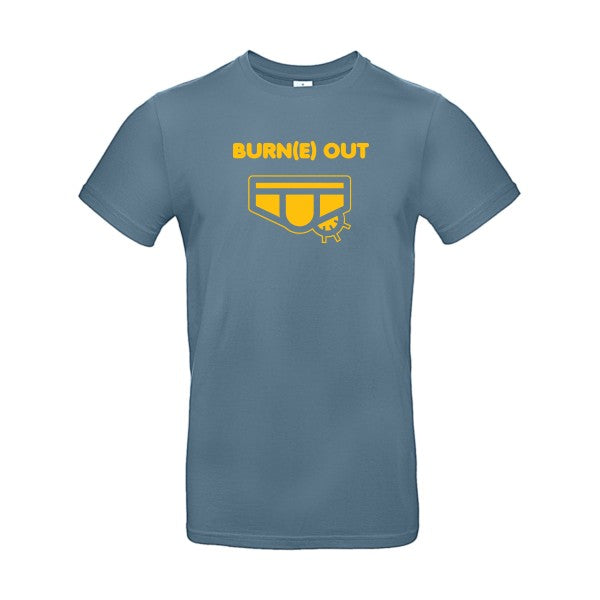 Burn(e) OutFlex jaune or- T-shirt E190|Stone Blue||2XL