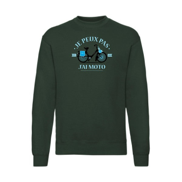 Je peux pas j'ai moto Fruit of the loom 280 g/m² Sweat shirt