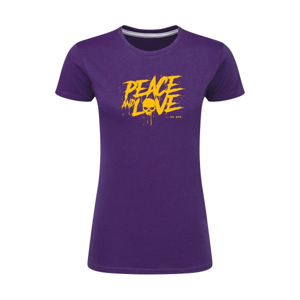 Peace or no peace  |jaune Or |T shirt original femme|SG