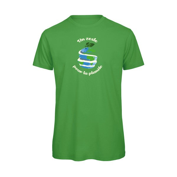 T-shirt humour original Un P Tit Zeste T Shirt couleur Real Green
