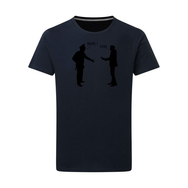 CHIFOUMI - Flex noir Tshirt original Navy  5XL