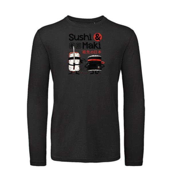 Sushi et Maki | T-shirt original LSL Navy Blue 2XL