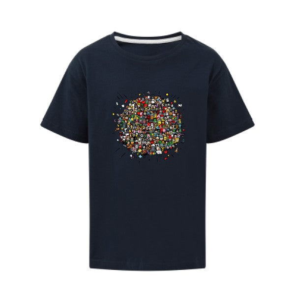 Planète Pop Culture SG - Kids T-shirt enfant Navy Taille 140 (9-10/XL)