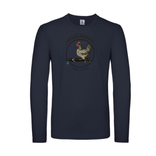 Chicken Longboard B&C - E150 LSL T-shirt manches longues léger