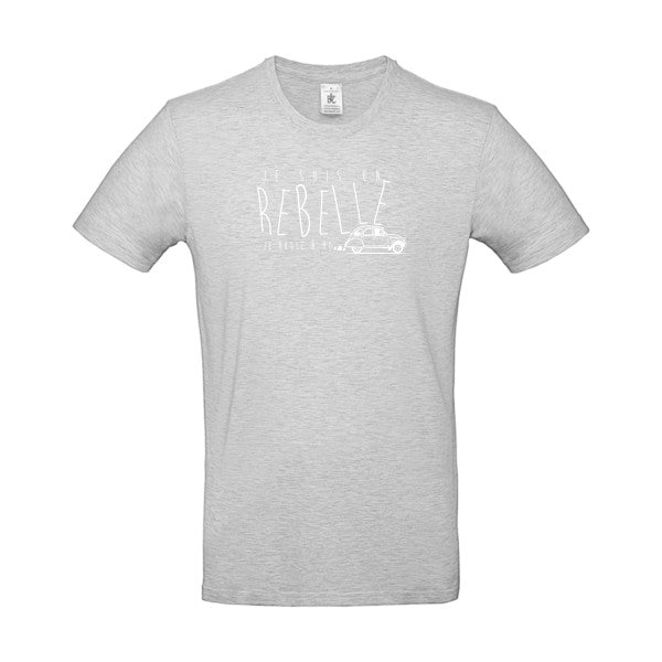 je suis un rebelle Blanc B&C - E190 T-shirt