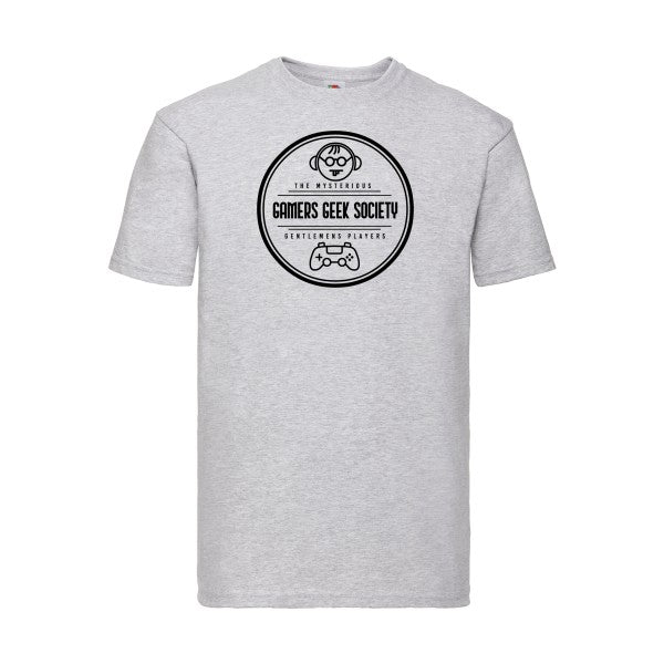 T-shirt|Gamers social club |flex Noir| Fruit of the loom 205 g 