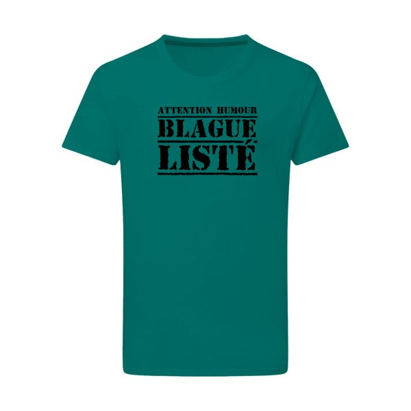 BLAGUE LISTÉ - Flex noir Tshirt original Emerald Green  2XL