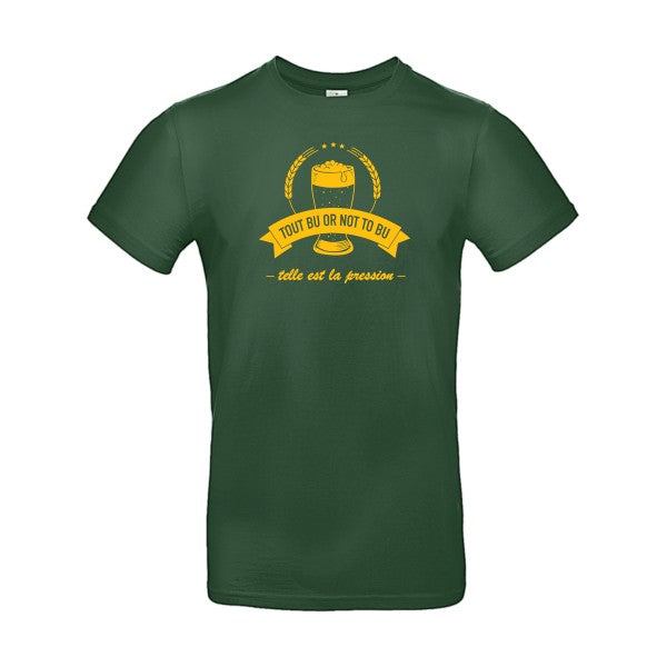 Telle est la pressionFlex jaune or- T-shirt E190|Bottle Green||2XL