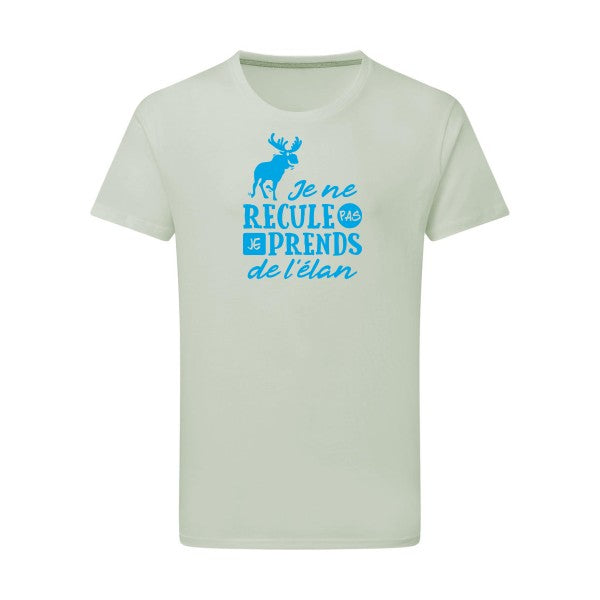 Prendre de l'élan - Flex bleu clair Tshirt original Pastel Macchiato  2XL