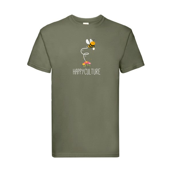 happy Fruit of the loom 205 g/m² T-shirt/ classic olive