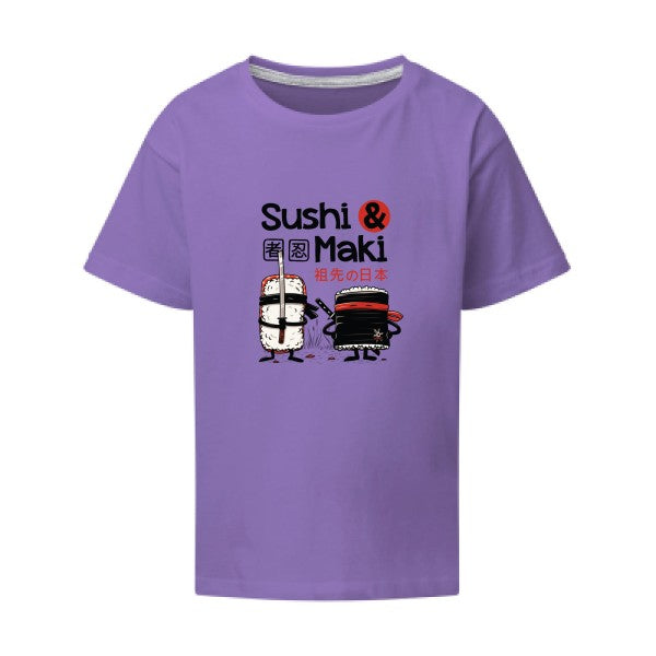 Sushi et Maki SG - Kids T-shirt enfant Aster Purple Taille 152 (11-12/2XL)