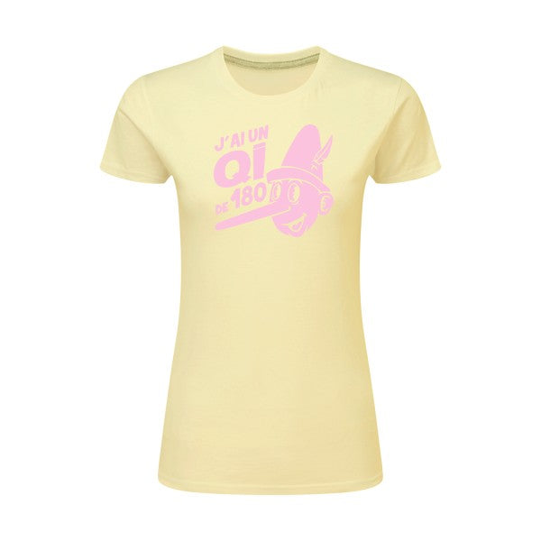 Quotient intellectuel Rose |T shirt original femme|SG