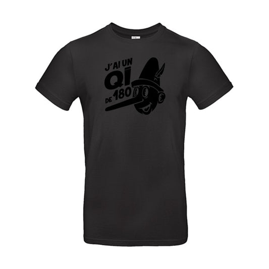 Quotient intellectuel Flex noir |E190 T-shirt|Black||5XL