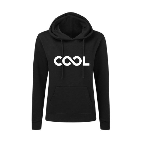 Infiniment cool Blanc |Sweat original à capuche Femme