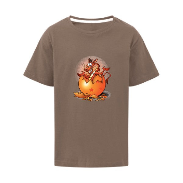 Dragon surprise SG - Kids T-shirt enfant Deep Taupe Taille 128 (7-8/L)