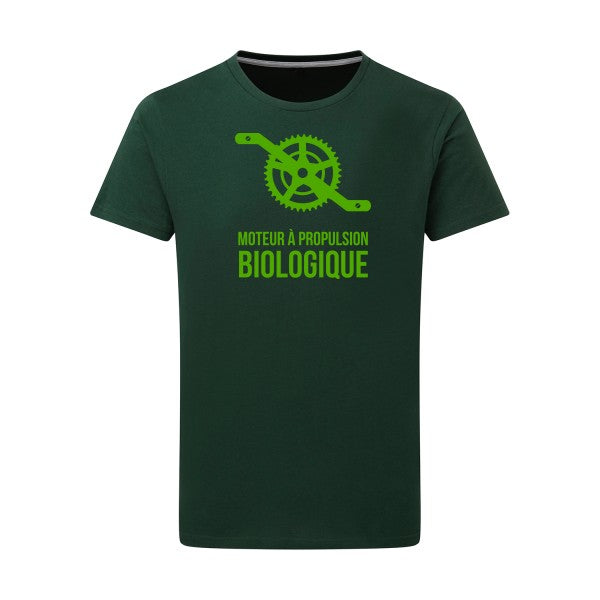 Cyclisme & écologie vert pomme -Flex vert pomme sur T-shirt SG  Bottle Green  2XL