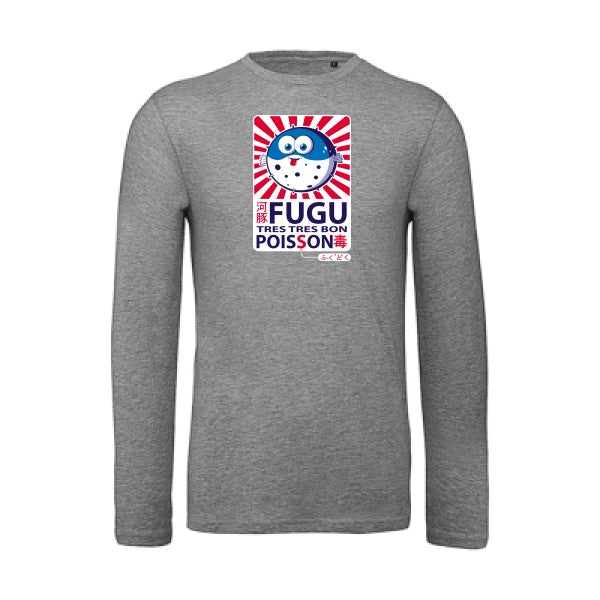 Fugu | T-shirt original LSL Sport Grey 2XL