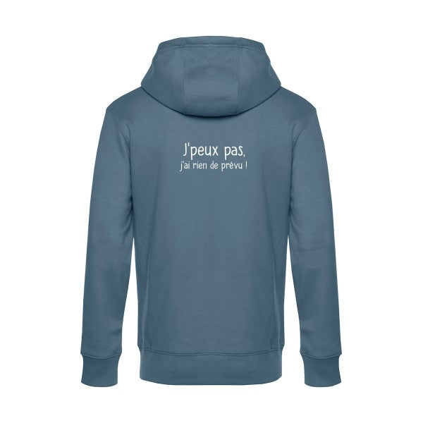 Je-peux-pas sweat shirt original nordic blue flex Blanc impression Dos