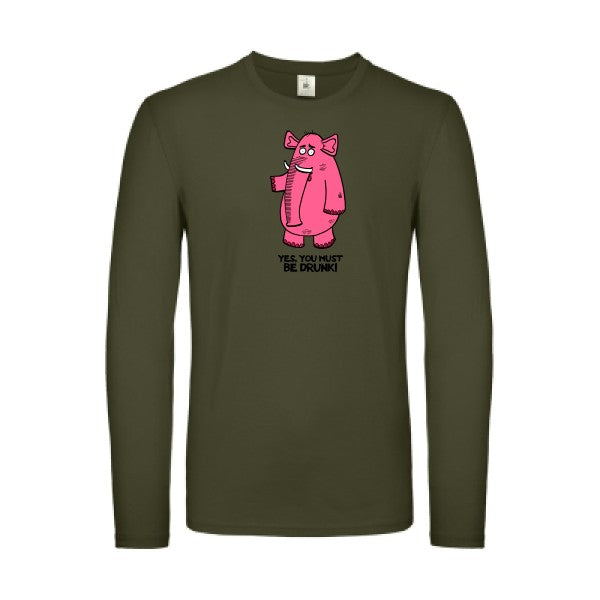 Pink elephant B&C - E150 LSL T-shirt manches longues léger