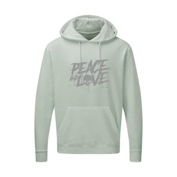 Peace or no peace |Sweat  capuche humoristique Gris 