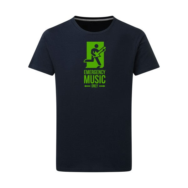 EMERGENCY vert pomme -Flex vert pomme sur T-shirt SG  Navy  5XL