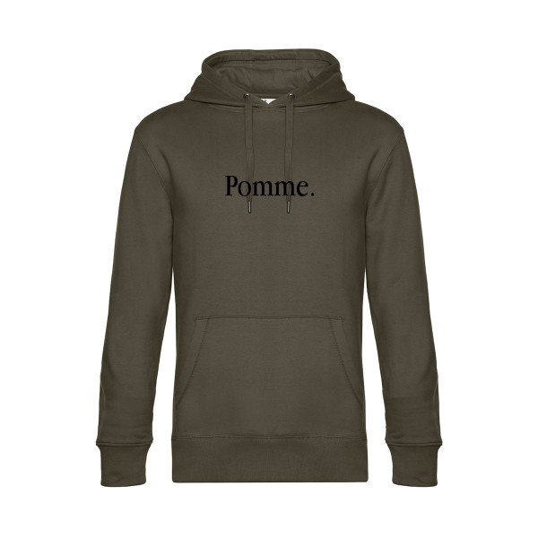 Pub-Subliminale sweat shirt original Khaki flex Noir impression Face