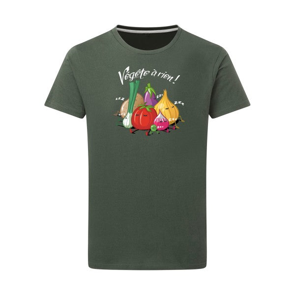 T-shirt homme Vegete à rien - T-shirt décalé pour les fainéants Thyme 2XL