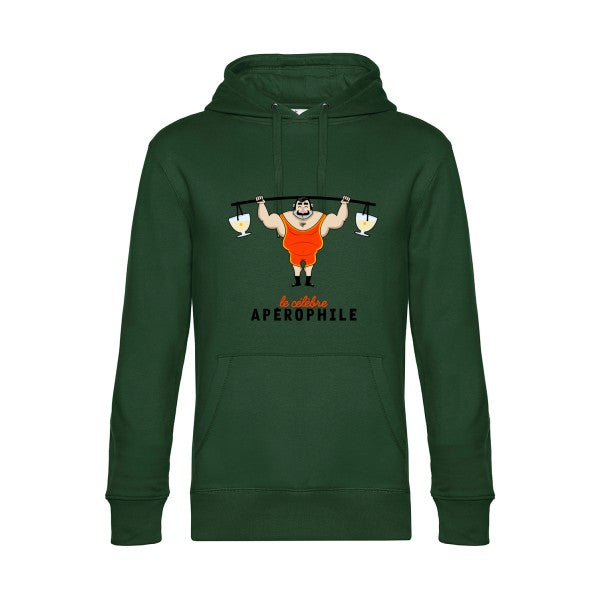 APEROPHILE- Sweat à capuche original Bottle Green - RueDuTeeshirt