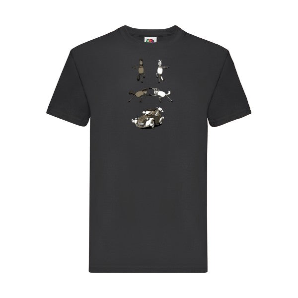 Fusion Fruit of the loom 205 g/m² T-shirt/ noir