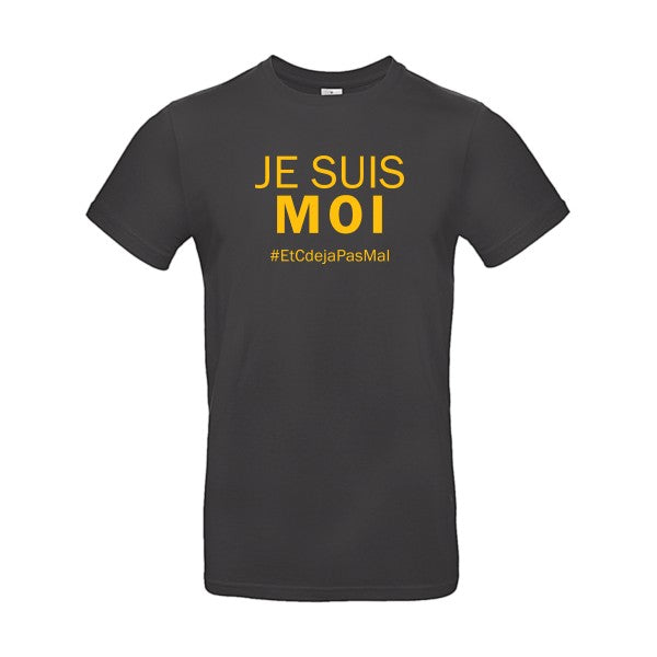 Je suis moiFlex jaune or - E190 T-shirt|Used Black||2XL