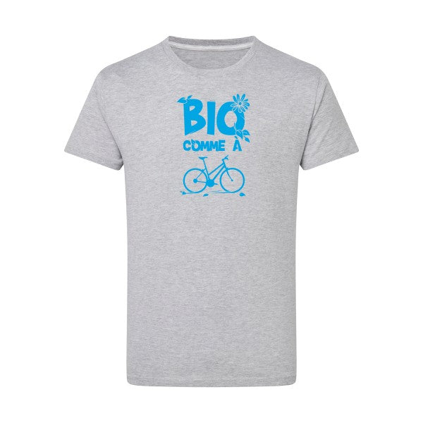 Bio comme un vélo - Flex bleu clair Tshirt original Light Oxford  5XL