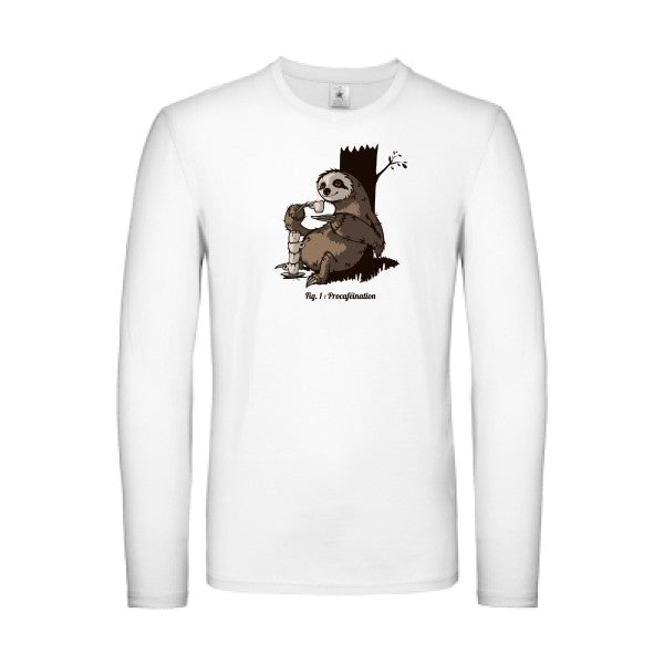 Procaféination B&C - E150 LSL T-shirt manches longues léger