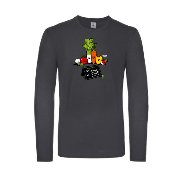 Maxi-Chef B&C - E150 LSL T-shirt manches longues léger