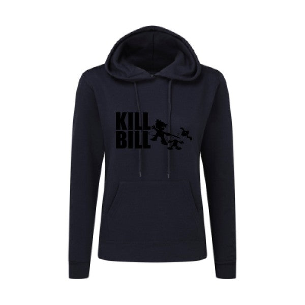 kill bill Noir |Sweat original à capuche Femme