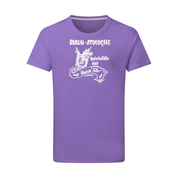 Rhum-atologue - Flex Blanc Tshirt original Aster Purple  2XL