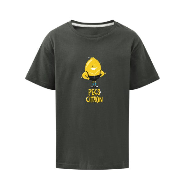 Pecs Citron SG - Kids T-shirt enfant Charcoal Taille 152 (11-12/2XL)