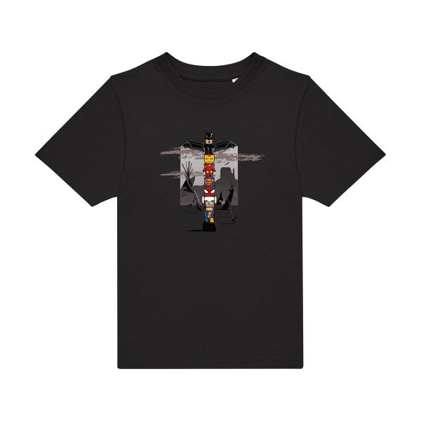 t-shirt humour enfant -TOTEM- couleur  Black