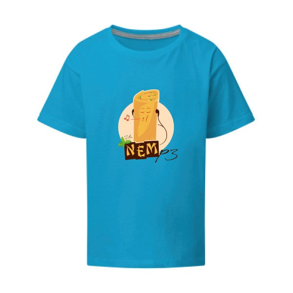 NEMp3 SG - Kids T-shirt enfant Turquoise Taille 152 (11-12/2XL)